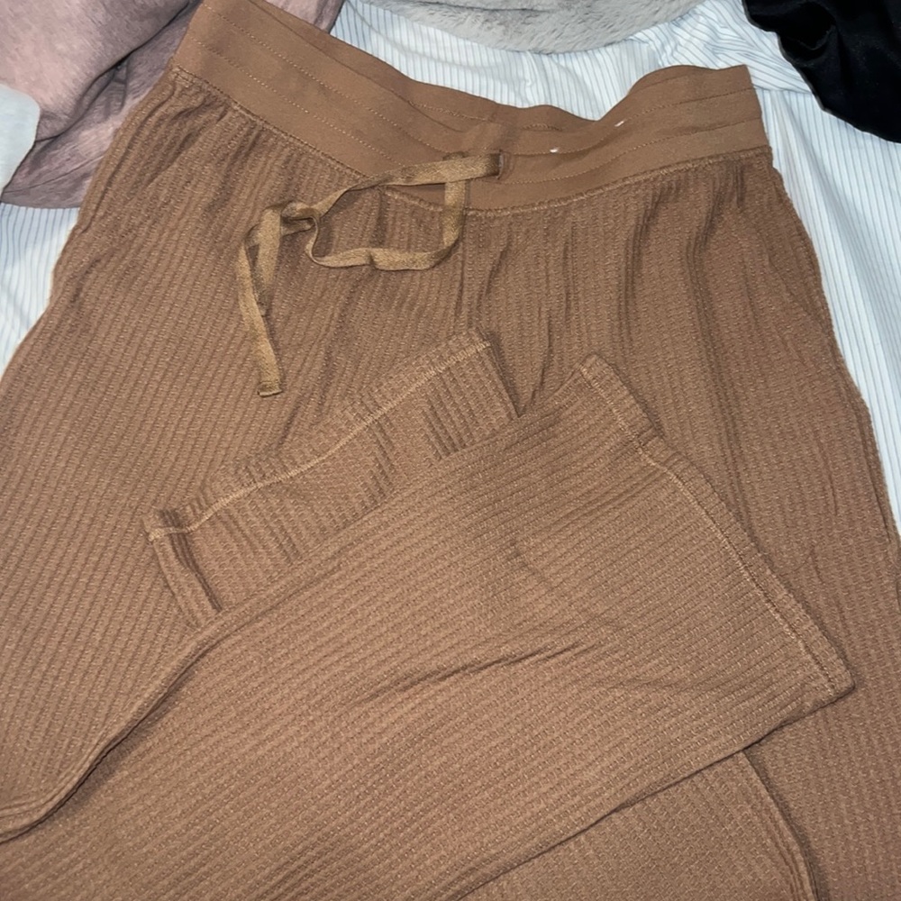 Target Stars Above waffle wide leg sweats